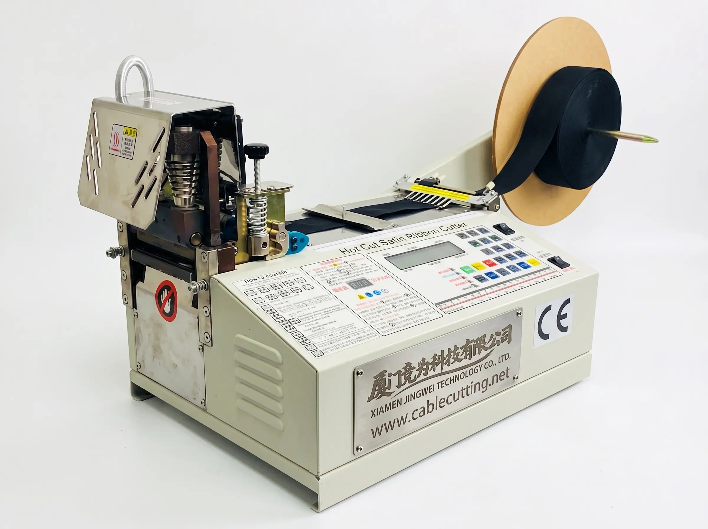 Sıcak Kesim Saten Kurdele Kesme Makinesi WPM-890S