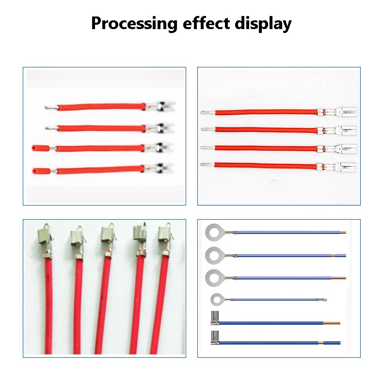  Otomatik kablo sıyırma sıkma ve bükme makinesi, Bu otomatik sıkma makinesi