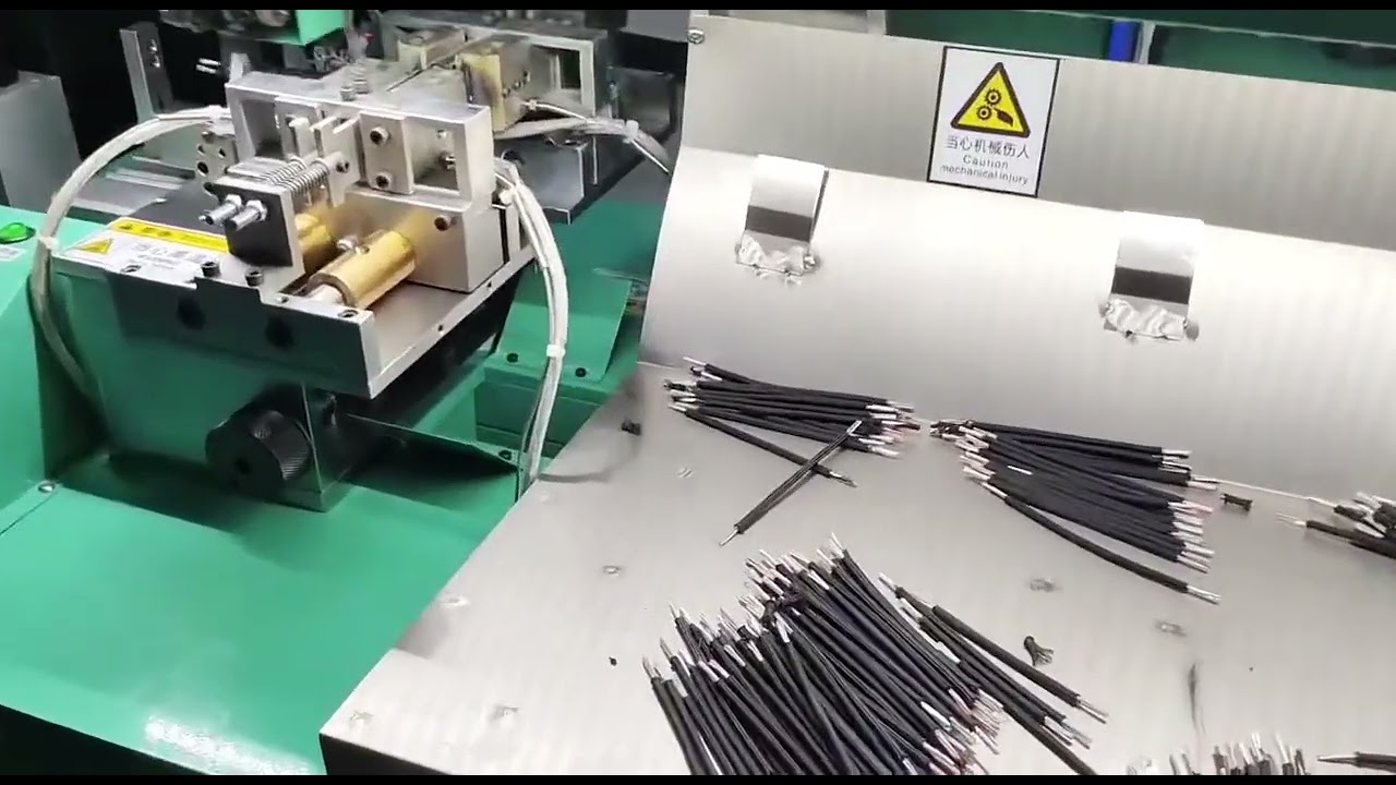 Yüksek Hızlı Tel Kesme ve Termal Sıyırma Makinesi - Örgülü Tel İşleme Gerçek Görüntüler