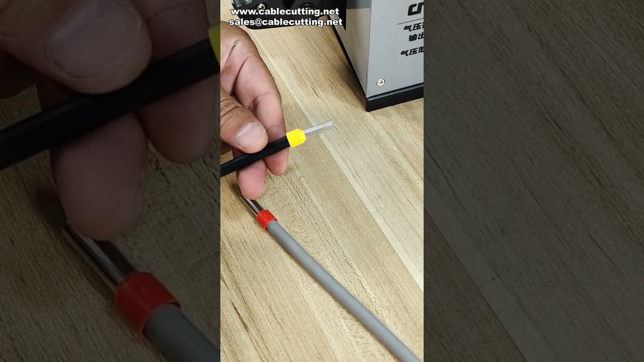 25M Pnömatik Kablo Sıkma Makinesi | Değiştirilebilir Kalıplarla Çok Yönlü Sıkma