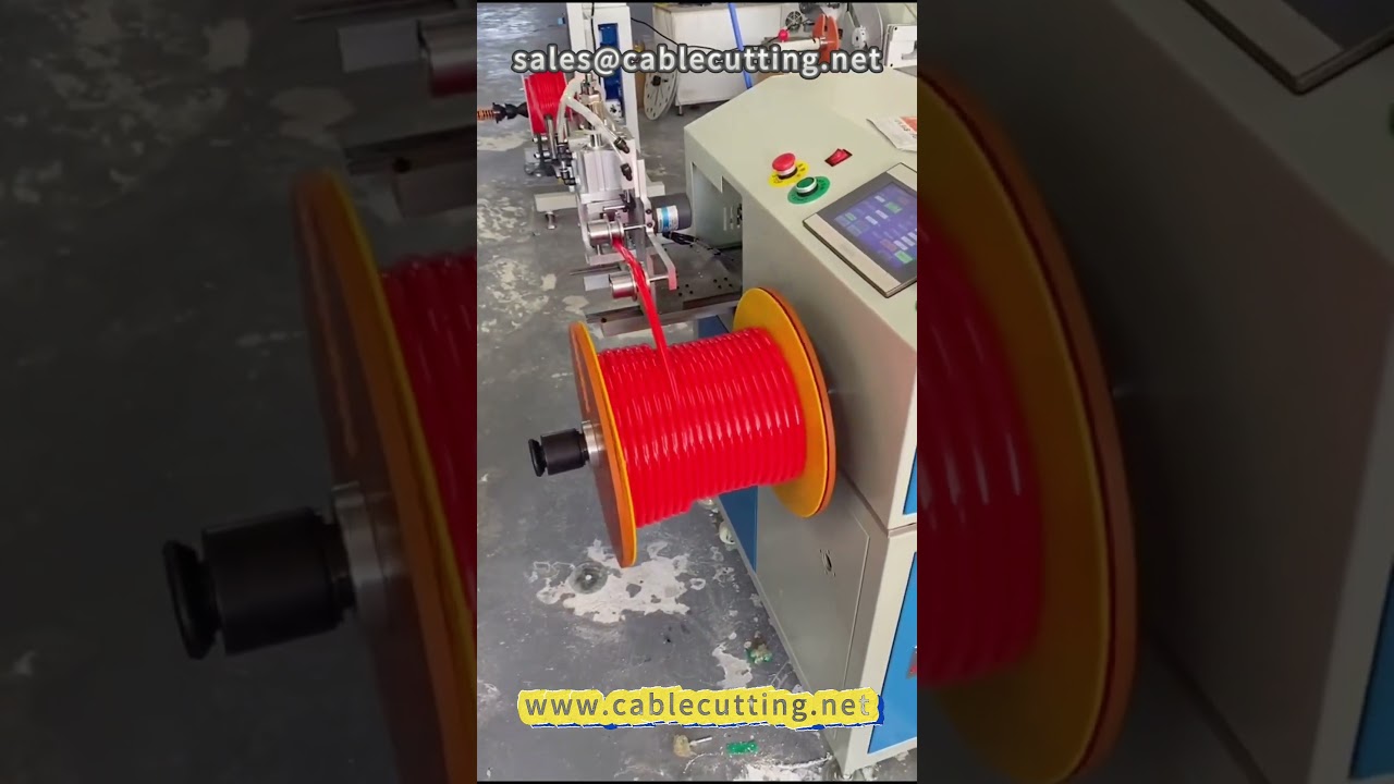 Gaz ve Su Boruları İçin Profesyonel Sarma Makinesi – Kablo ve Tüm Hat İşlemleri
