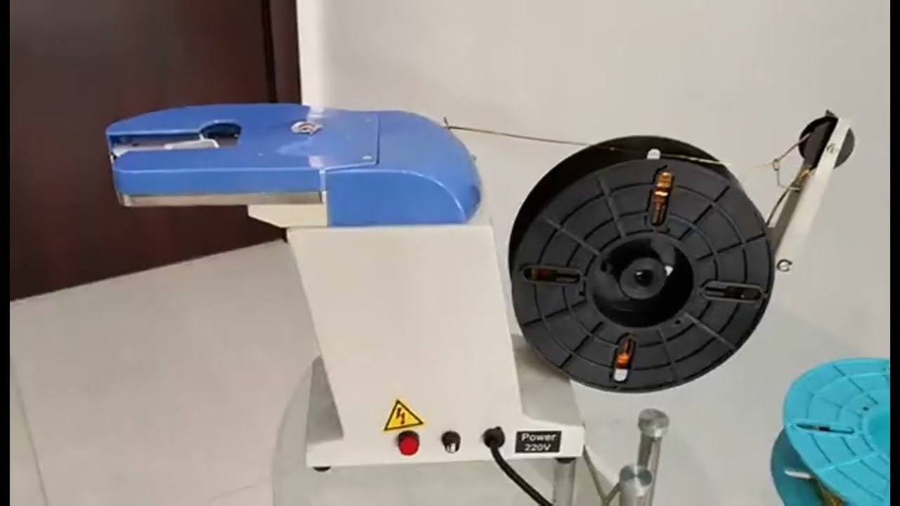 Ekmek Fırını İçin Twist Tie Bağlama ve Kablo Bobin Sarma Makinesi