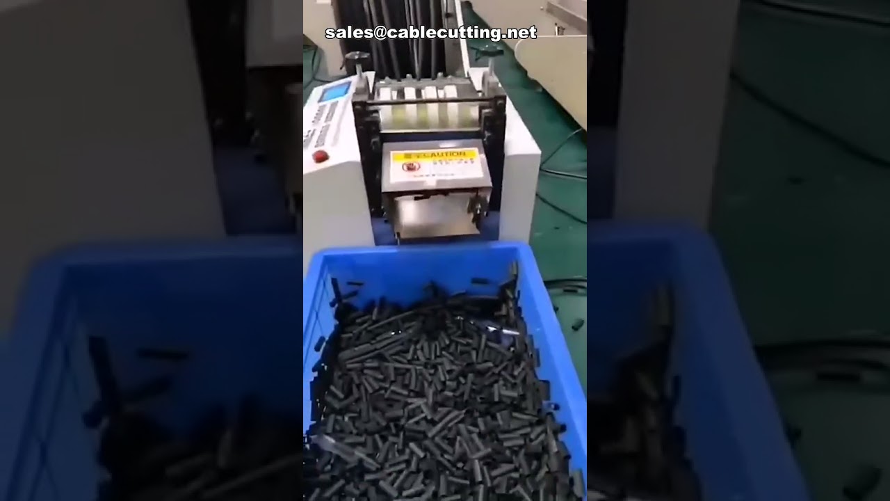 Otomatik PVC Isı Büzüşen Tüp Kesme Makinesi | Yumuşak Plastik Boru Kesici