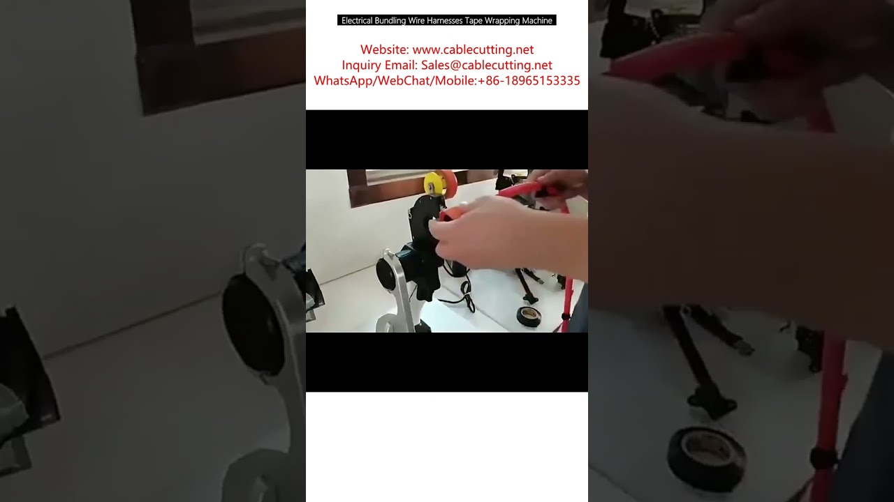 Elektrik Kablo Demeti Bant Sarma Makinesi - Otomatik Kablolama Çözümü