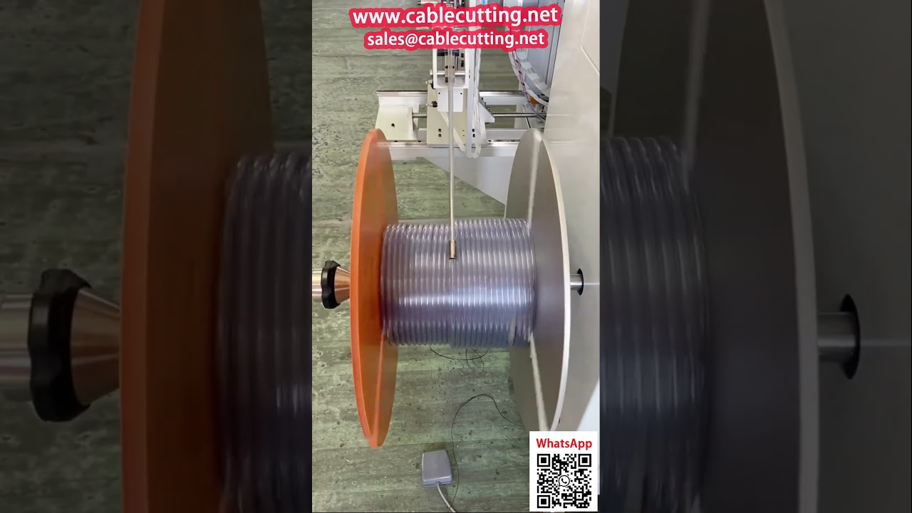 Esnek PVC Hortumlar için Servo Hizalamalı Otomatik Sarma ve Sayma Makinesi