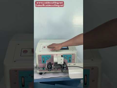 810NT İnce Kılıf Tel İç ve Dış Sıyırma Makinesi - 4 Tekerlek Sürüşlü Elektrikli Dokunmatik Ekran Soyma