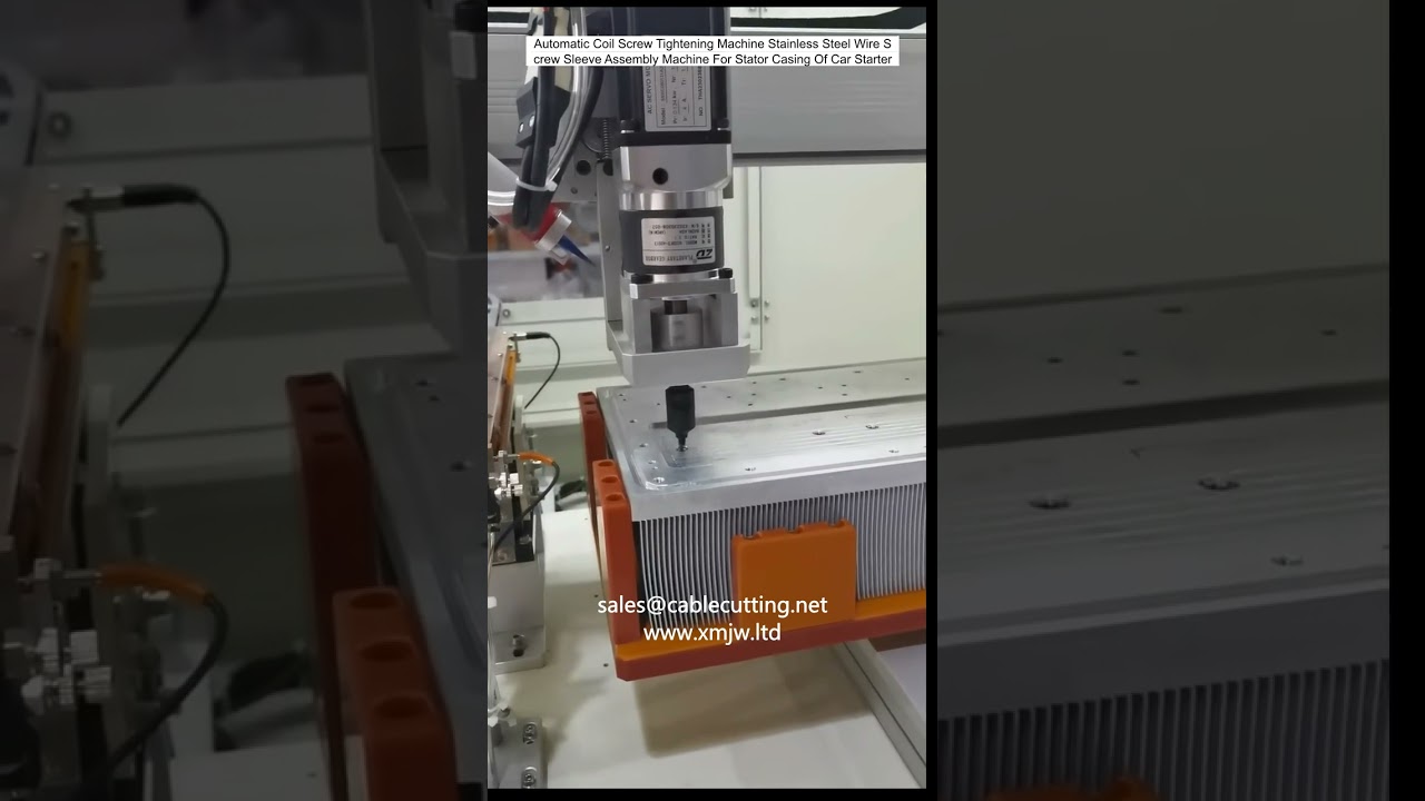 Otomatik Bobin Vida Sıkma Makinası | Paslanmaz Çelik Tel Vida Kovan Montaj Makinası (Stator)