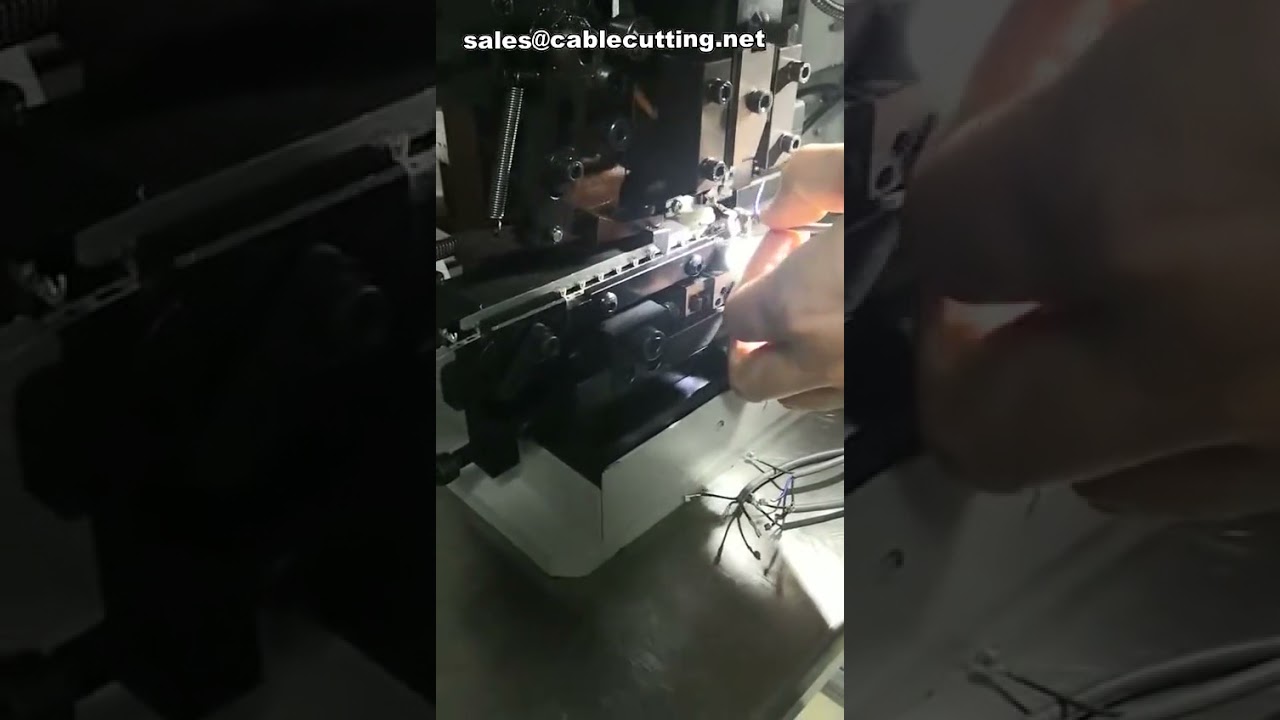 Otomatik Tel Sıyırma ve Krimp Makinesi | Tel Terminal İşleme Makinası