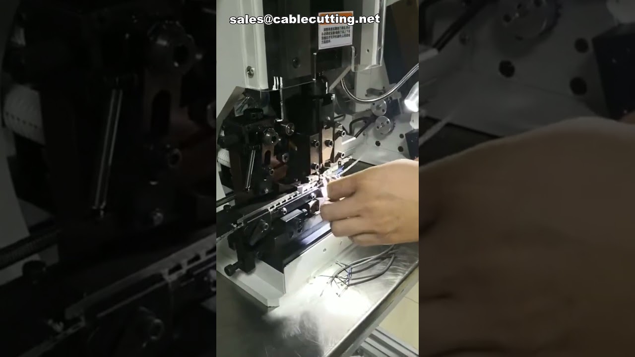 Otomatik Kablo Soyucu ve Sıkma Makinesi | Profesyonel Endüstriyel Kablo İşleme