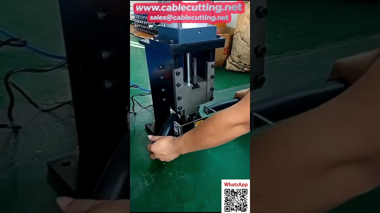 300 mm² Kablo Kesme Makinesi | Endüstriyel Otomasyon İçin Yüksek Kapasiteli