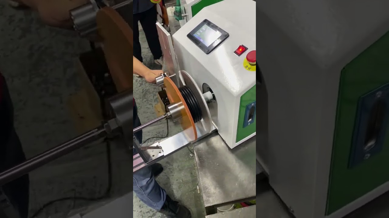 Hızlı ve Düzenli Güç Kablosu Sarma Makinesi – Otomatik Tel Düzenleyici