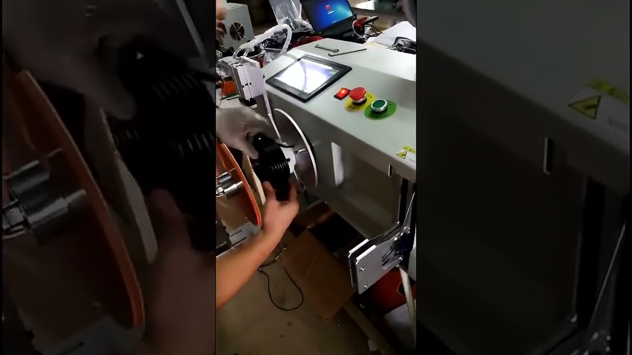 4 İstasyonlu Otomatik Kesme ve Metreleme Sarma Makinesi | HDMI, Fiber Optik ve AOC Kablo Makarası