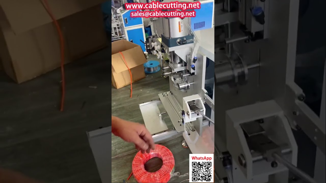 RVV Kablolu Otomatik Sıra Döşeme ve Bobinleme Makinesi