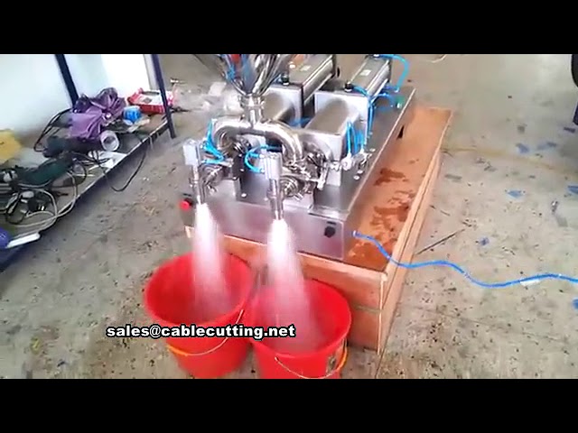 2 Başlı 5000ml Şişe Dolum Makinesi - Yüksek Hacimli Sıvı Dolum