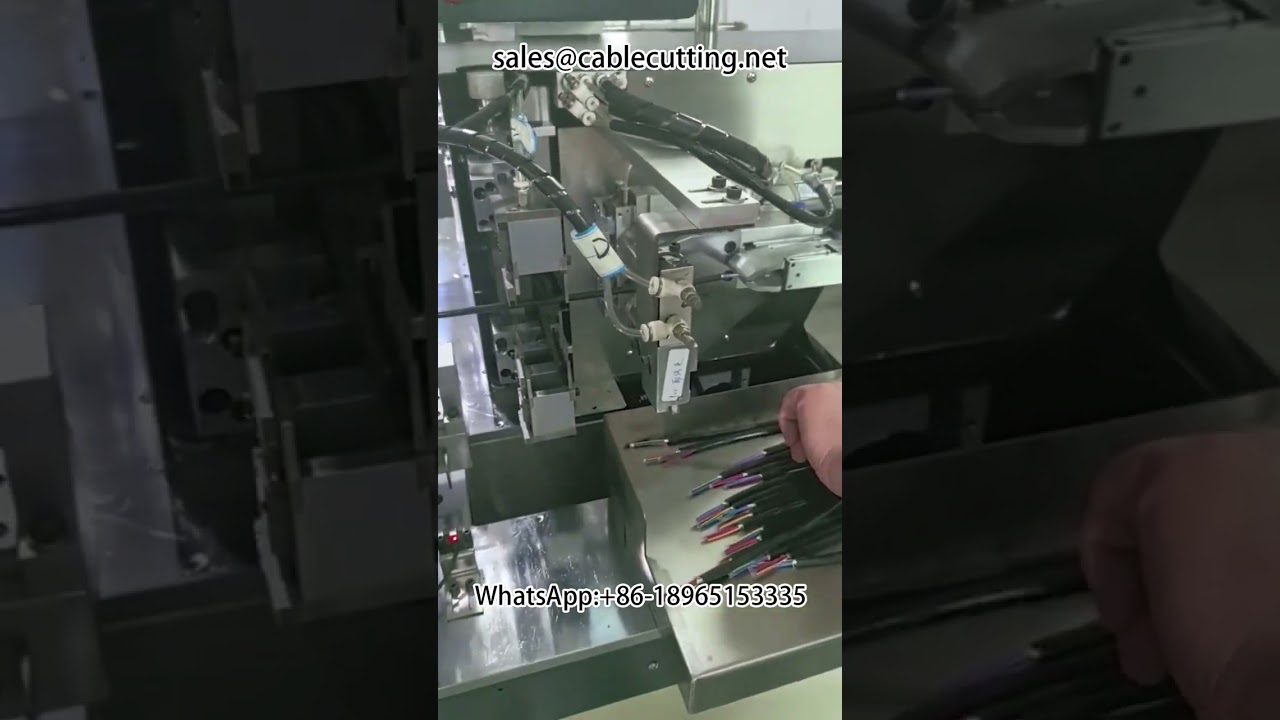 Çok Damarlı Kablo Otomatik Kesme, Sıyırma ve Kalaylama Makinesi – 0.9mm 8 Damar & 1.25mm Bükümlü Tel