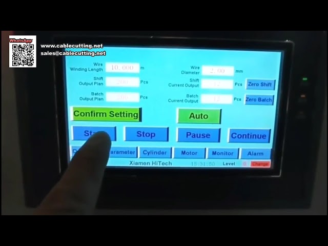 Askı Kartlı Trimmer İpi Paketleme için Tam Otomatik Sarma ve Bağlama Makinesi