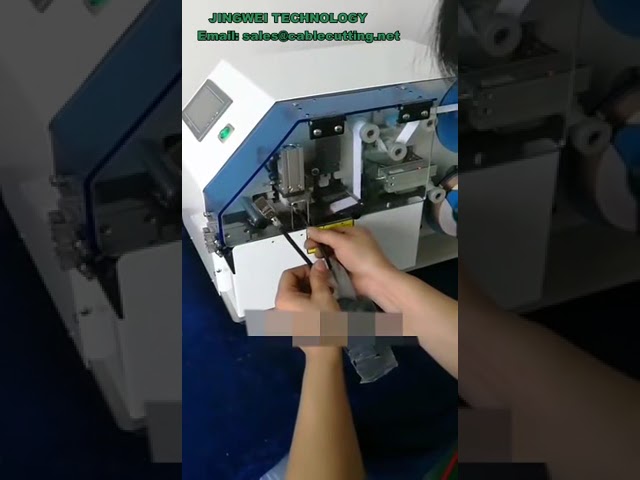 Ekranlı Tel İçin Otomatik Bakır ve Alüminyum Folyo Sarma Makinesi