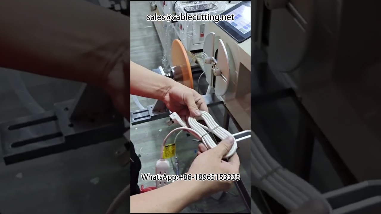 Tel Sarma ve Bantlama Makinesi | Fiş ve Güç Kabloları İçin Otomatik Kablo İşleme