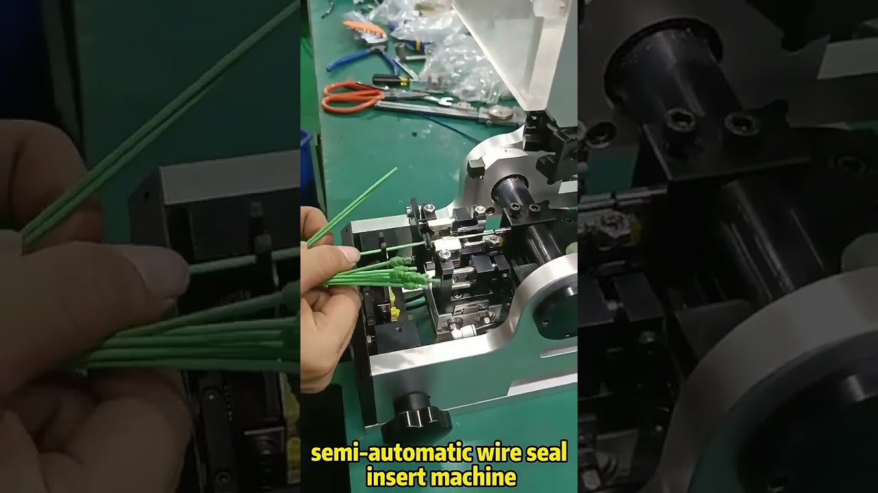 Automated Rubber Waterproof Plug Inserting Machine   Versatile Environmental Sealing