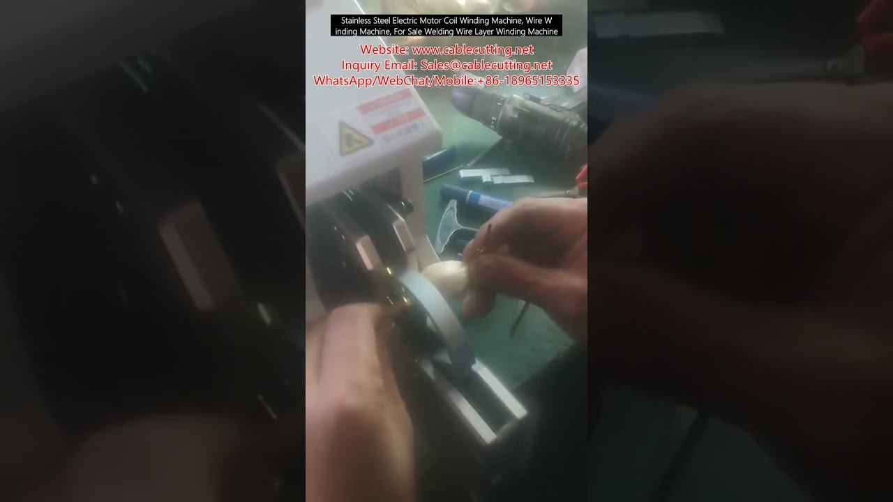 Paslanmaz Çelik Elektrik Motoru Bobin Sarma Makinesi | Tel Sarma ve Kaynak Teli Döşeme Makinesi Satılık