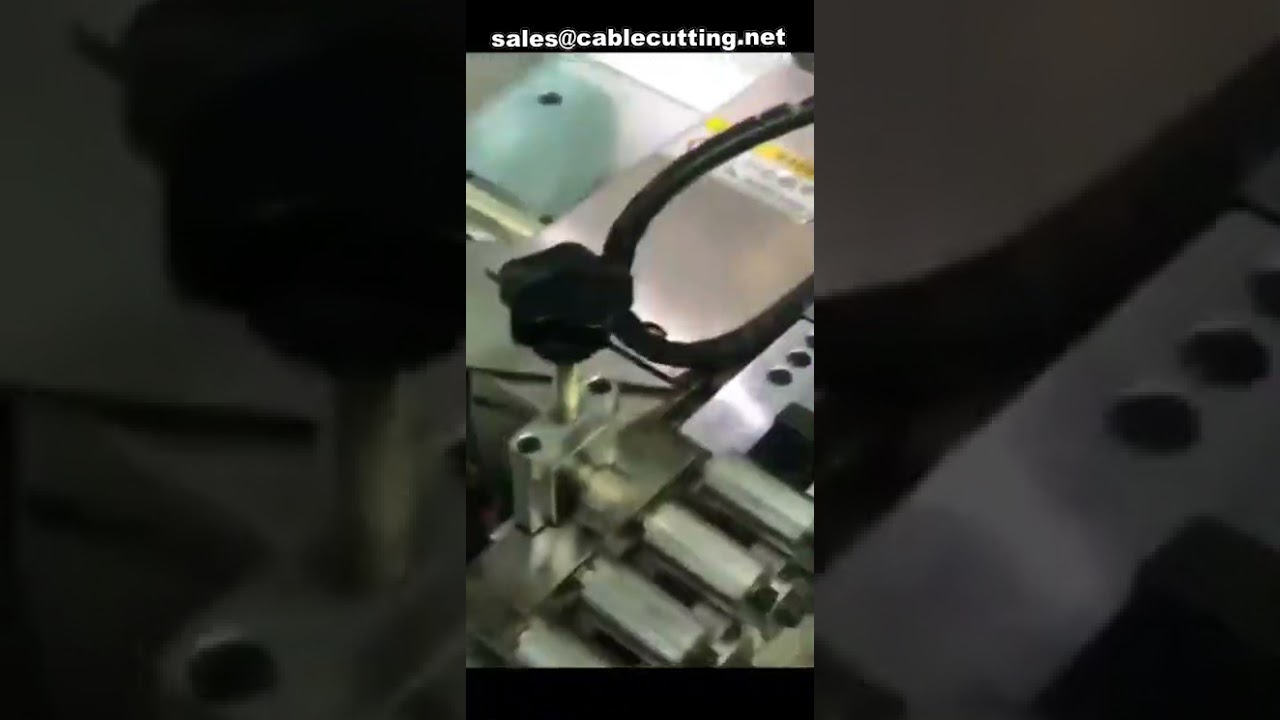 Otomatik Düz Şerit Kablo Sıyırma ve Presleme Makinesi | Flat Kablo Crimp Makinesi