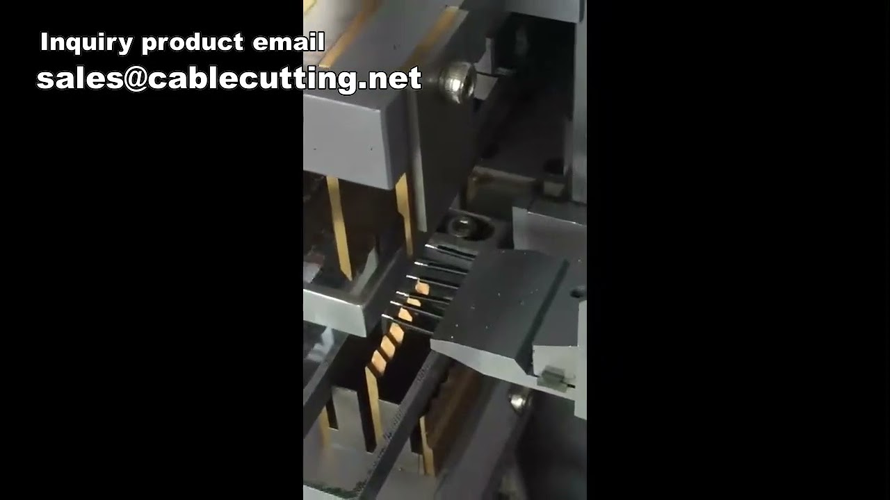Computer Wire Tinning Cutting And Stripping Machine,Full Auto 5lines Wire Twist And Dip Tin,Strippin
