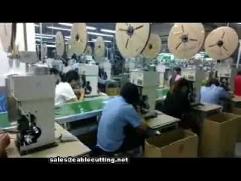 Yarı Otomatik Tel Sıyırma ve Sıkma Makinesi | Verimli Kablo İşleme