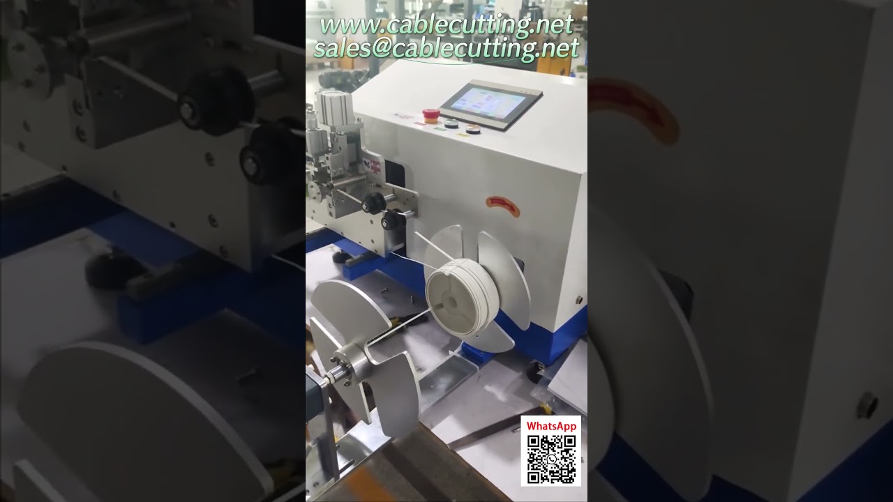 Teflon Kablolar ve Daha Fazlası İçin Otomatik Kablo Sarma & Makaralama Makinası