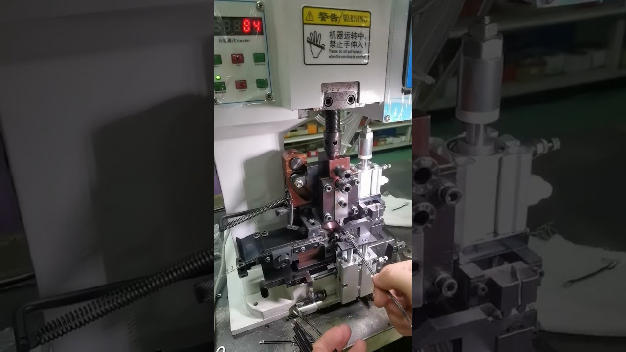 Paralel Tel Sıyırma ve Sıkma Makinası - Ayırma, Sıyırma ve Sıkma Gerçek Çekim #fabrika