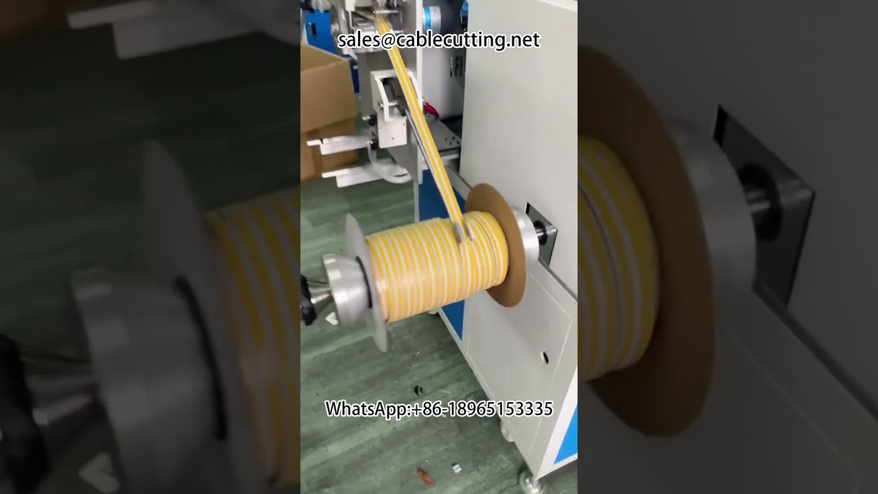 Kapı ve Pencere Sızdırmazlık Şeridi İçin Otomatik Metre Sayma ve Sarma Makinesi
