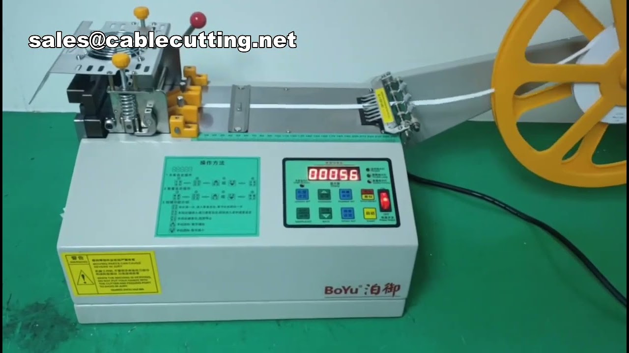 Soğuk Kesimli Otomatik Kauçuk ve PVC Bant Kesme Makinesi