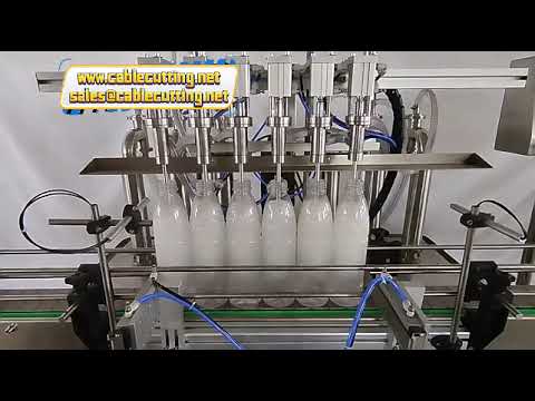 10 Başlıklı 5000ml Servo Dolum Makinesi: Şampuan, Bal, Sarımsak Ezmesi ve Cam Temizleyici İçin Hassas Kantitatif Dolum