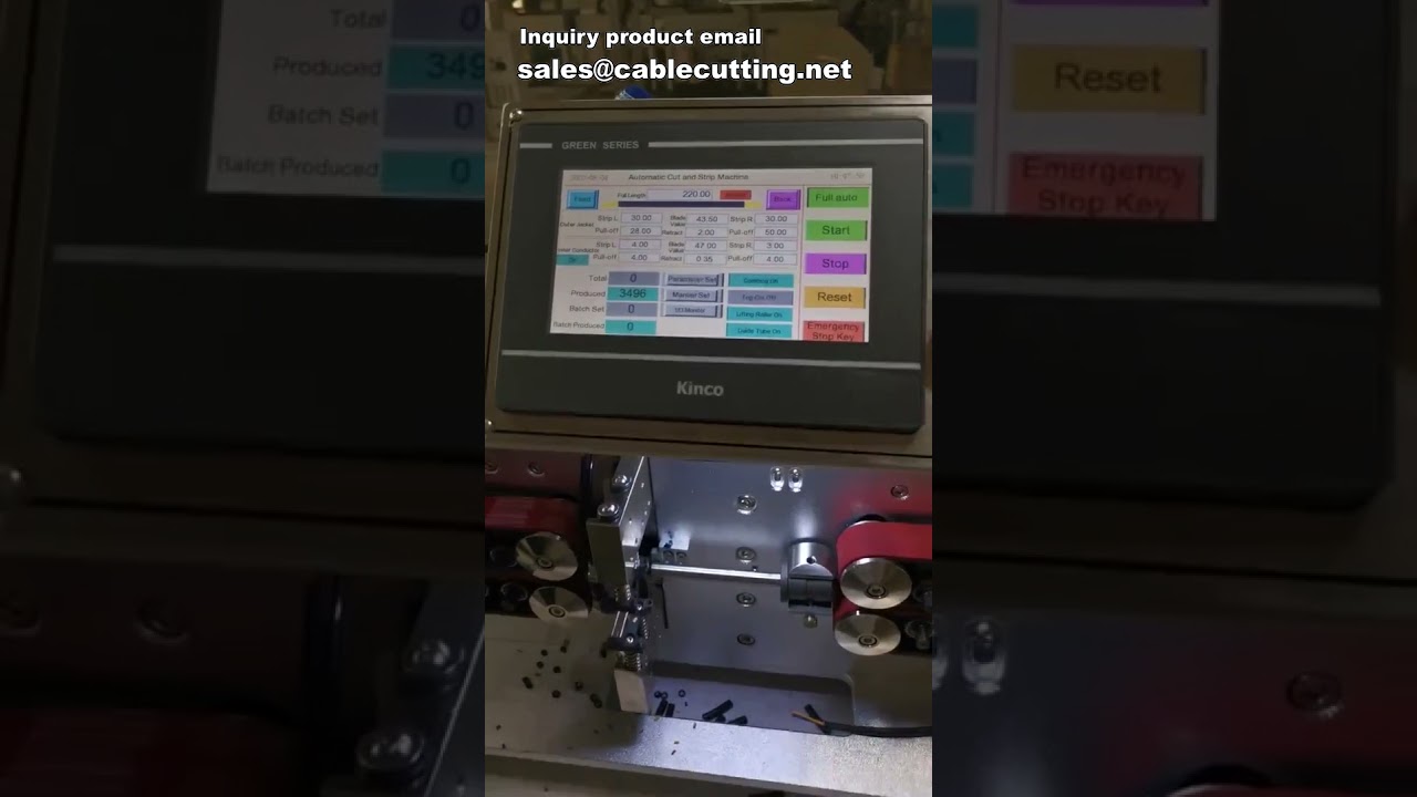 Tam Otomatik Kablo Kesme, Sıyırma ve Soyma Makinesi