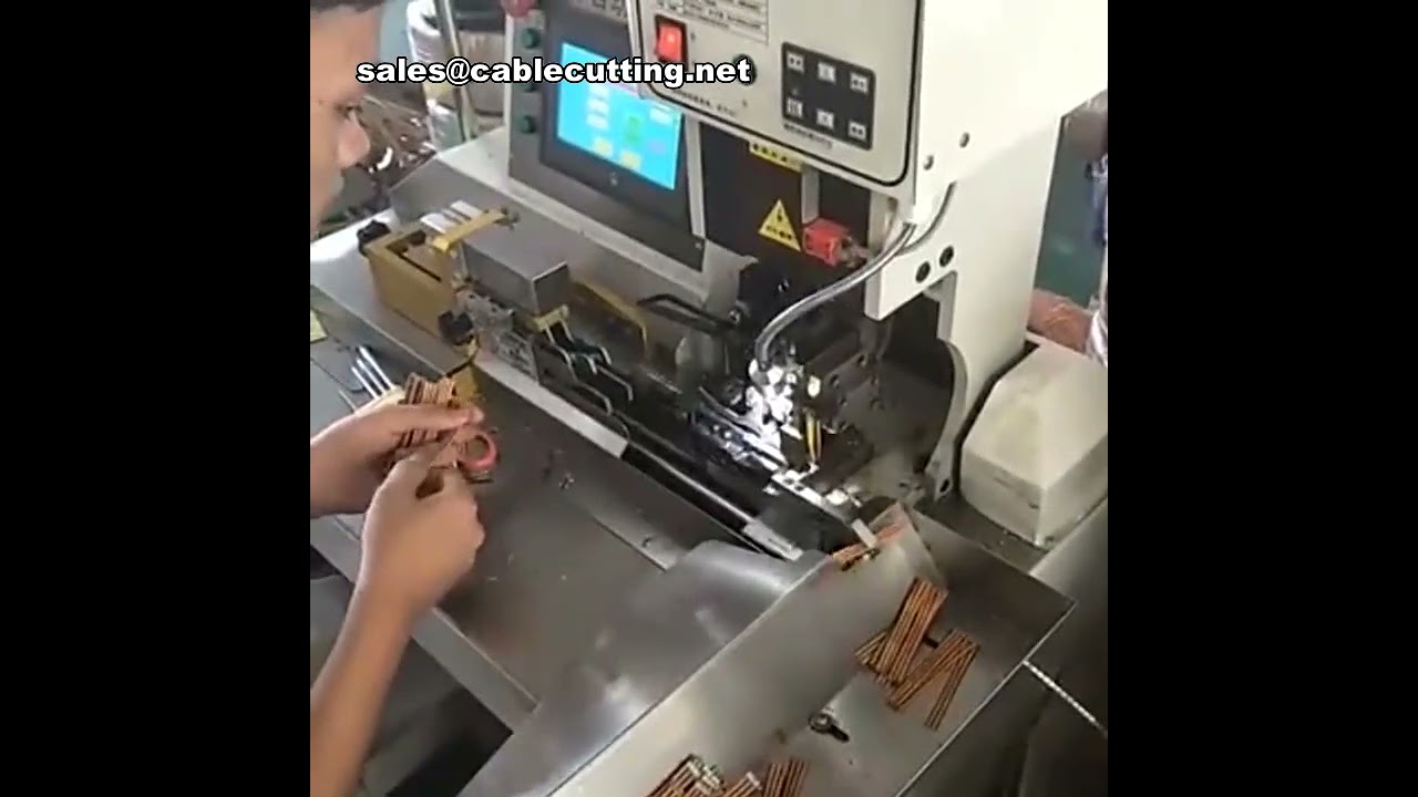 Çok Hatlı Otomatik Şerit Kablo Terminal Presleme Makinesi | Yüksek Hızlı Kablo İşleme