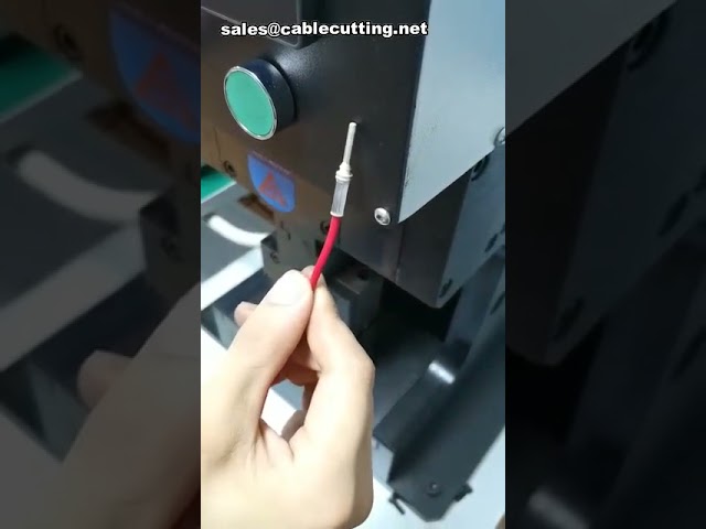 Servo Kablo Terminal Pres Makinesi | Yüksek Hassasiyetli Otomatik Kablo Ucu Sıkma