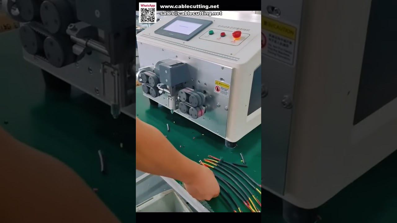 Otomatik Kılıflı Kablo Sıyırma Makinesi | İç ve Dış Kılıf Soyma – Kablo Demeti Üretimi