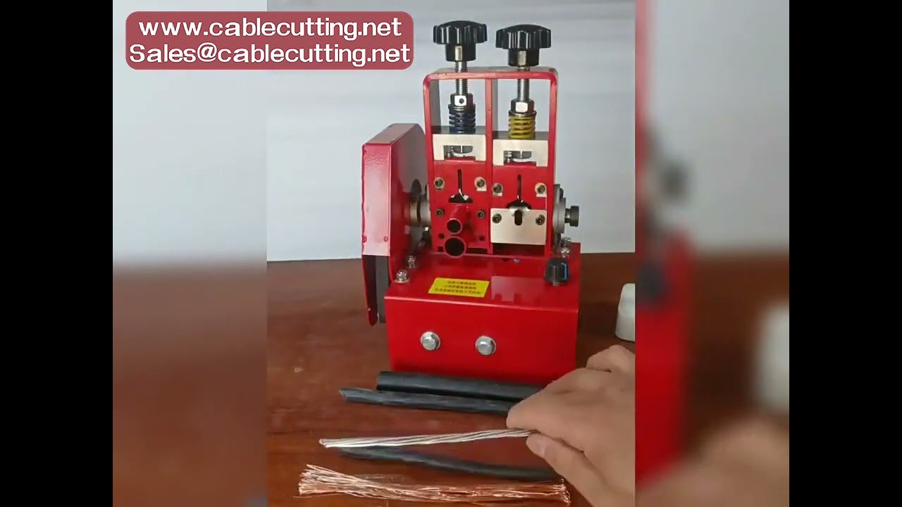Mini Elektrikli Kablo Sıyırma Makinesi - 1-18mm Çap, El Kranklı Bakır Tel Sıyırıcı