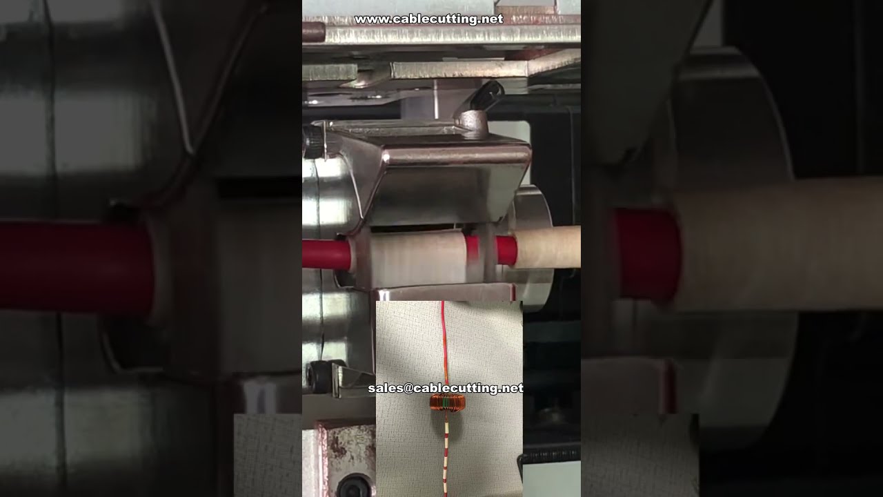Manyetik İndüksiyon Bobinleri için Otomatik Bantlama Makinesi Canlı Demo | Akıllı Üretim Ekipmanları