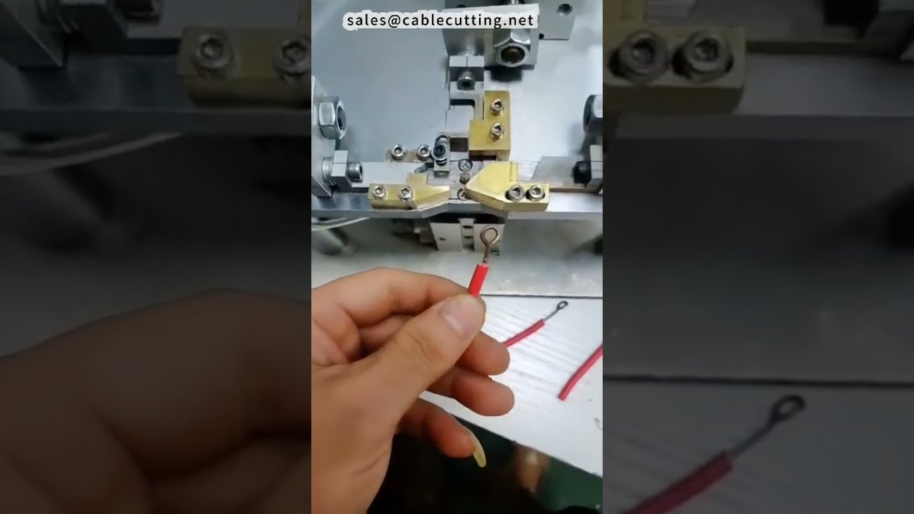 Otomatik Tel Bükme ve Halkalama Makinesi | Kablo Demeti Ekipmanları #fabrika #makine