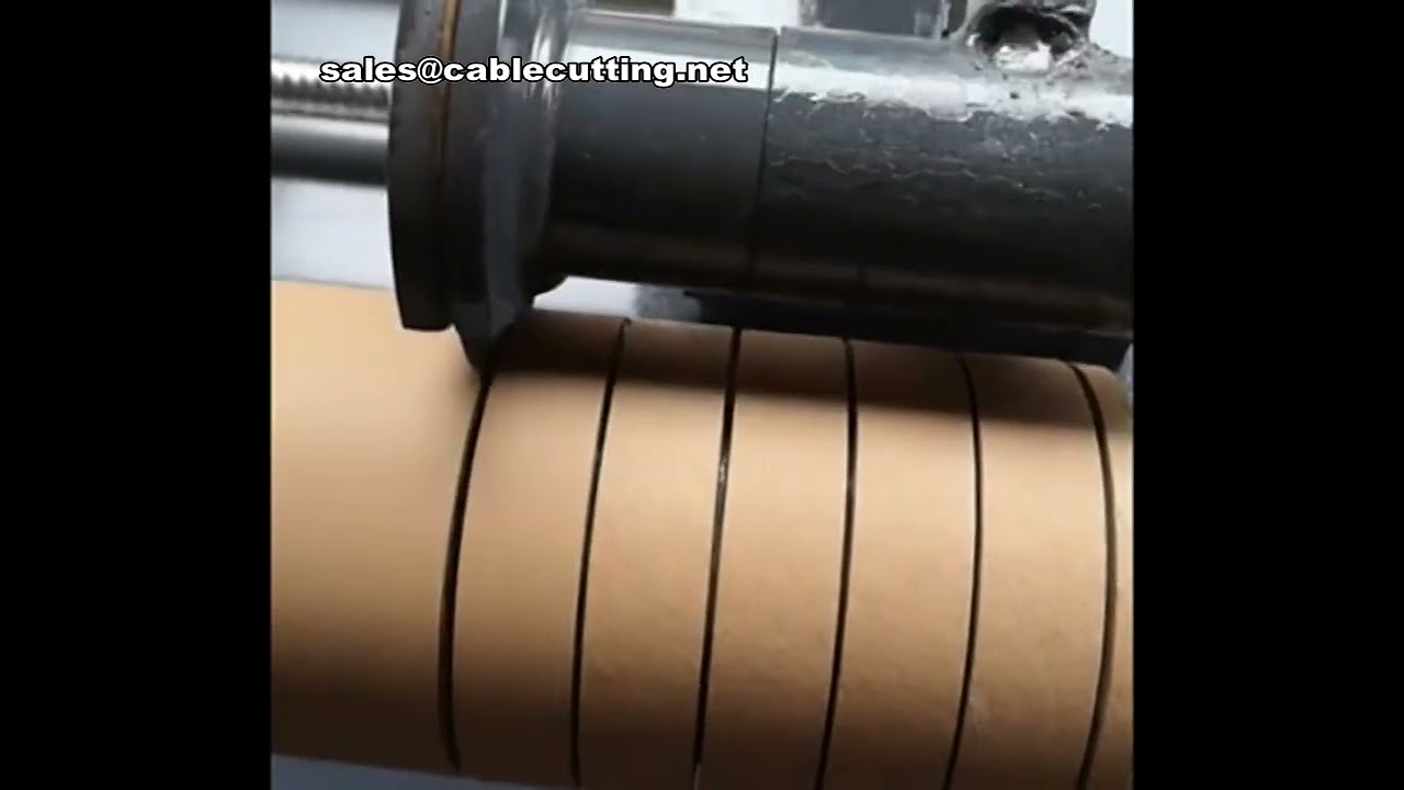Otomatik Hassas Kağıt Tüp Kesme Makinesi | Kraft Çekirdek & Silindir Dilme Ekipmanı