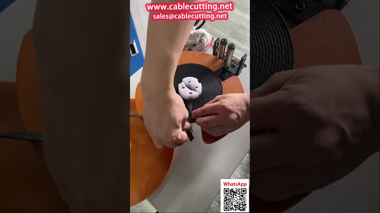 Düz Kablo Pankek Sarma Makinesi - Güç, HDMI ve Diğer Kablolar İçin Otomatik Sarma