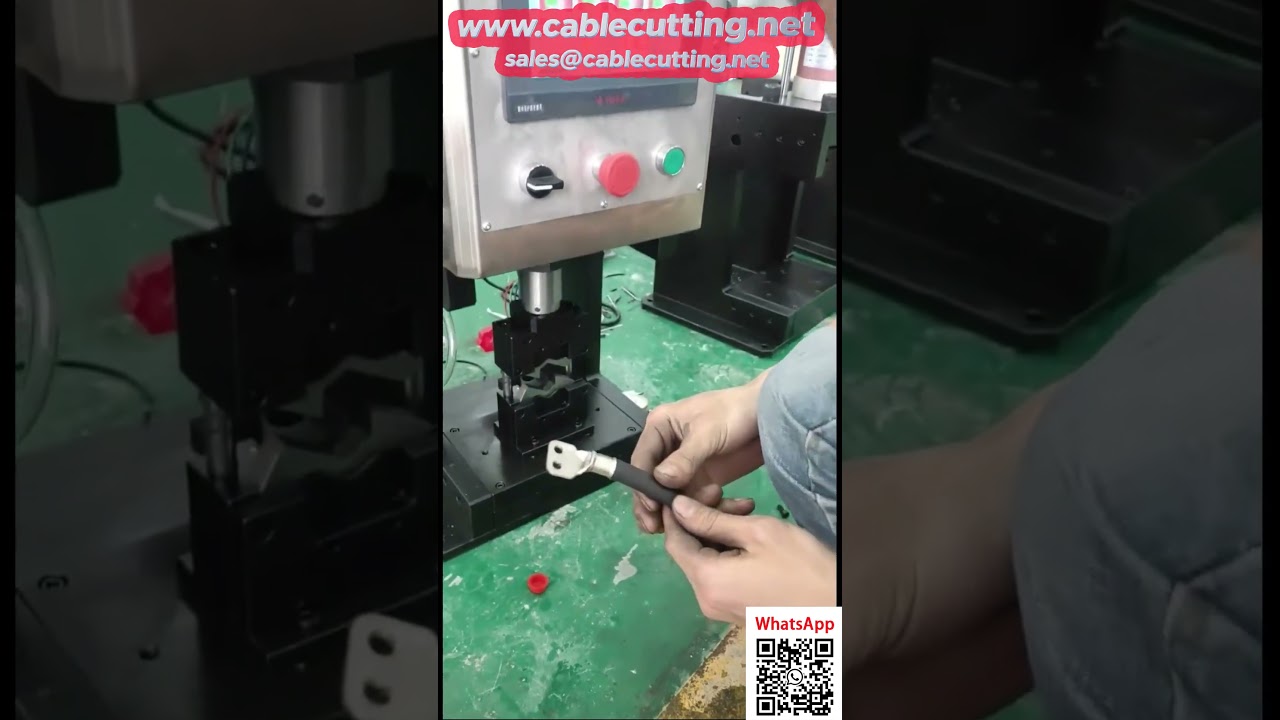 50 mm² Kalıp Değiştirmesiz CNC Hidrolik Terminal Pres Makinesi