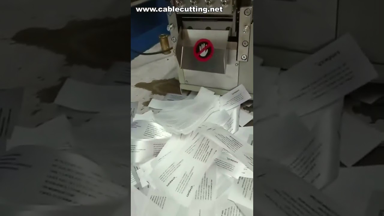 Woven Label Cut And Edge Seal Machine,Webbing Strip Cutting Machine,Elastic Belt Cutting Machine