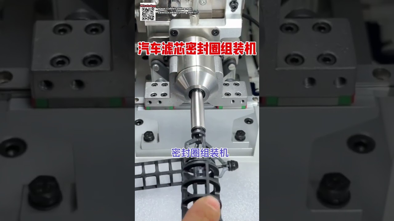 Profesyonel Otomatik O-Ring Conta Montaj Makinesi - Kısa Versiyon