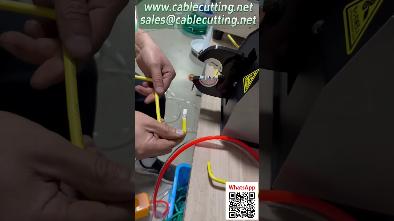 Güçlü Pnömatik-Hidrolik Kablo Sıkma Makinesi | 300mm²'ye Kadar Sıkma Kapasitesi