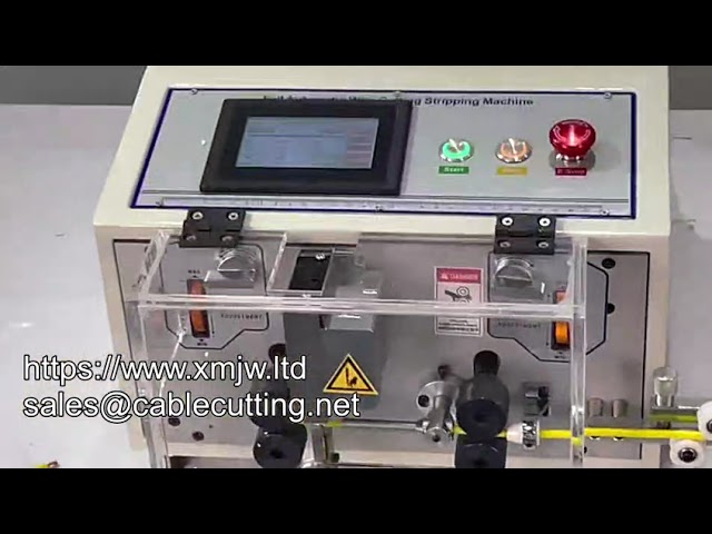 WPM 03s Düşük Maliyetli Tam Elektrikli Dokunmatik Ekranlı Otomatik Bakır Kablo Kesme ve Sıyırma Makinesi