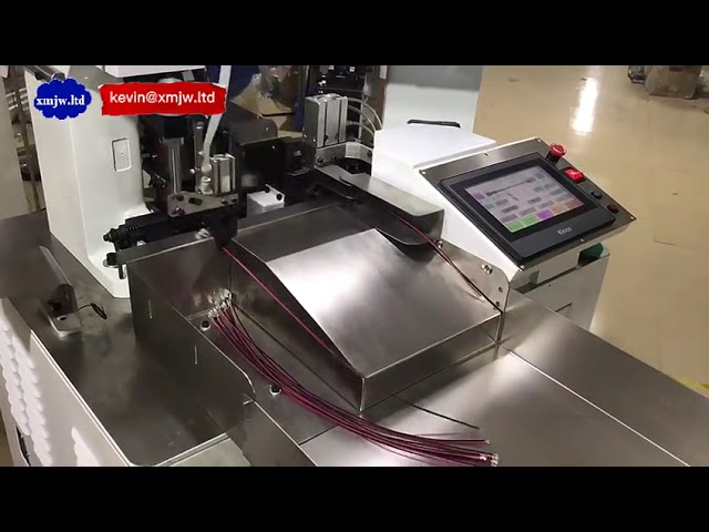 Tam Otomatik Tel Kesme, Sıyırma ve Çift Kafalı Terminal Presleme Makinesi