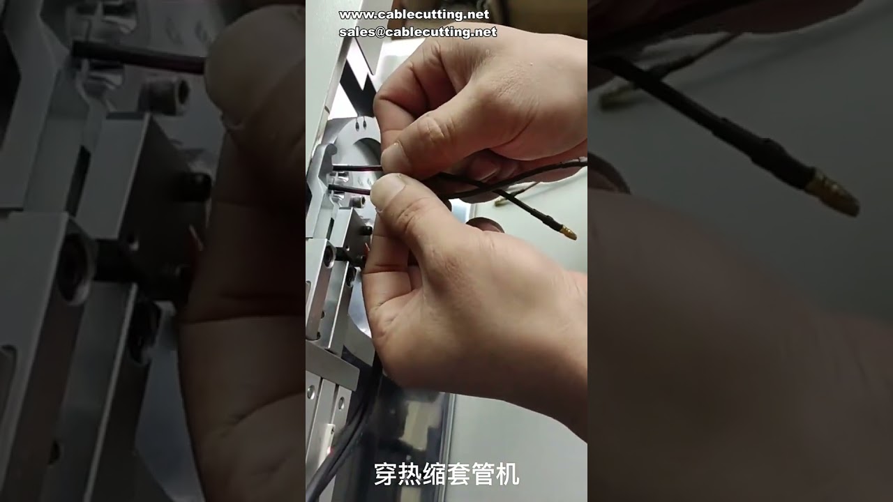 Otomatik Isı Büzüşme Boru Makinesi ile Tel Kılıflama ve Kesme İşlemi