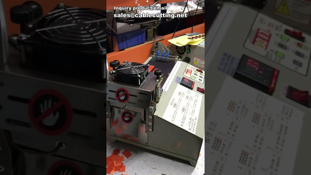 Otomatik Naylon Kayış ve Fermuar Bandı Kesme Makinesi | PVC Bant Kesici