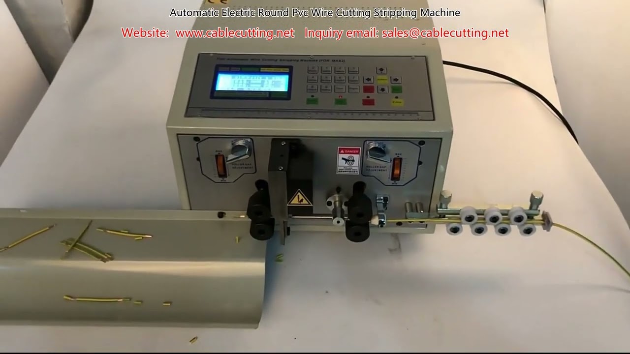Otomatik PVC Tel Kesme ve Sıyırma Makinesi | Elektrikli Kablo İşleme